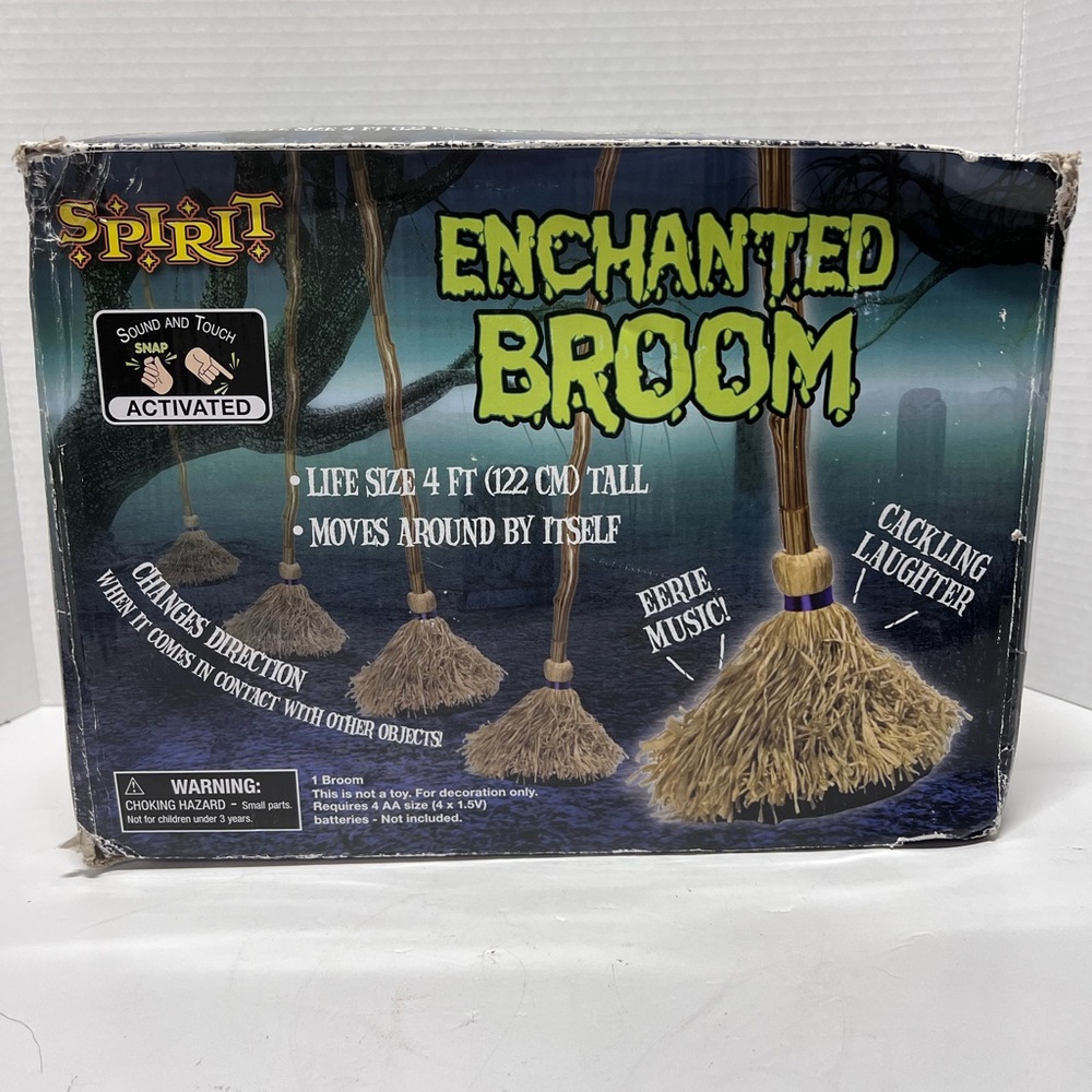 Spirit Enchanted Broom with Sound Activation